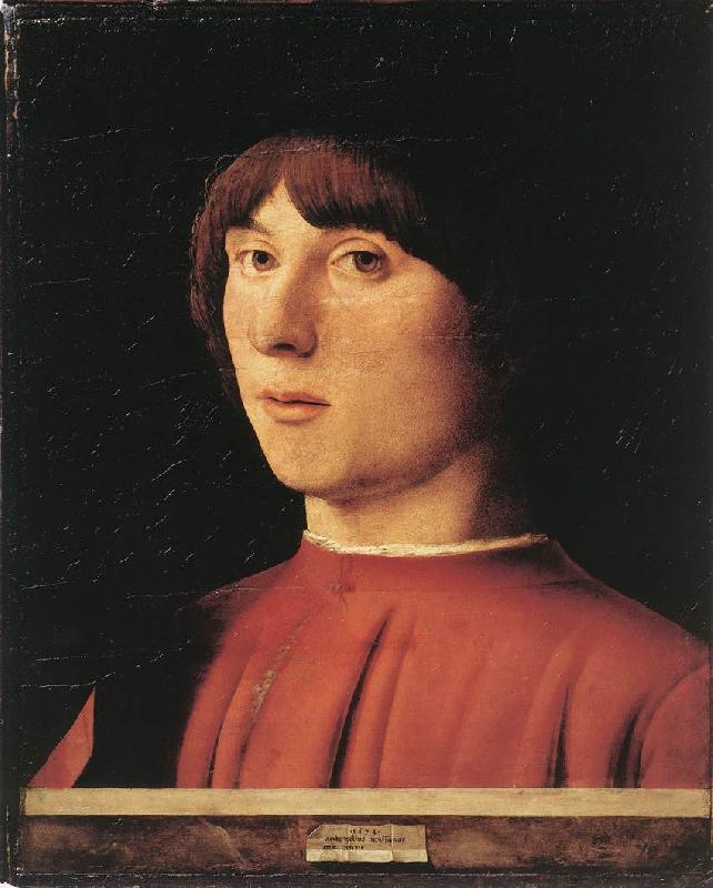 Antonello da Messina Portrait of a Man hh Sweden oil painting art